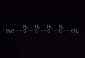 Hexane structural formula