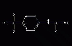 4-acetamidobenzenesulfonyl chloride structural formula