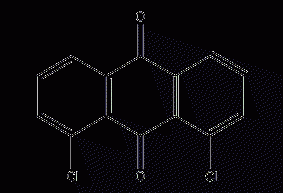 1,8-dichloroanthraquinone structural formula