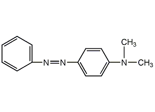 Methyl yellow structural formula