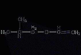 Isobutyl vinyl ether structural formula