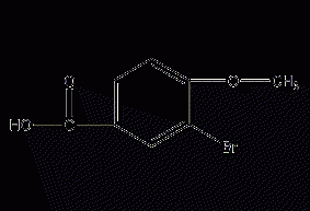 3-Bromo-4-methoxybenzoic acid structural formula