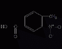 4-methyl-3-nitrobenzoic acid structural formula