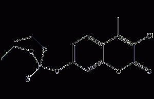 Structural formula of pyridin