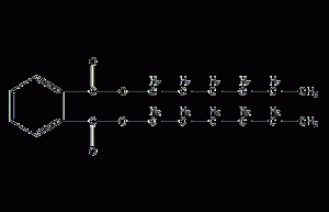 Dihexyl phthalate structural formula