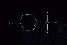 4-iodobenzenesulfonyl chloride structural formula