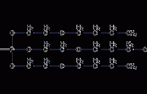 Tris(2-butoxyethyl)phosphate structural formula