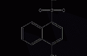 4-aminonaphthalene-1-sulfonic acid structural formula