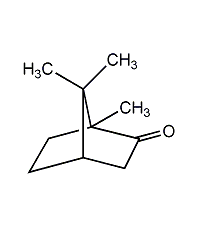 (±)-camphor structural formula