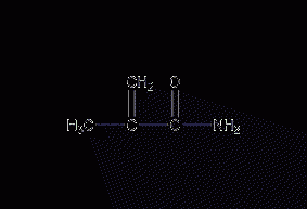 Methacrylamide Structural Formula