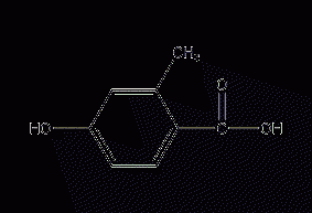 Methyl paraben structural formula