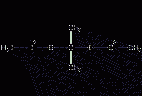 Diethoxypropane structural formula