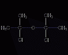 Bis(2-chloroisopropyl)ether structural formula