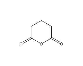 Glutaric anhydride structural formula