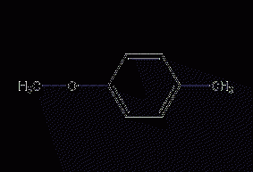 P-methylanisole structural formula