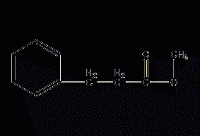 3-Phenylpropionic acid methyl ester structural formula