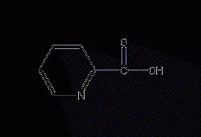 2-pyridinecarboxylic acid structural formula