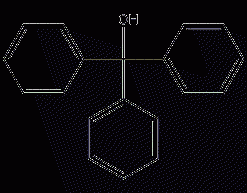 Trityl alcohol structural formula