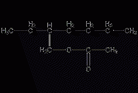 2-ethylhexyl acetate structural formula