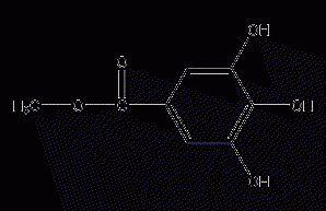 Methyl gallate structural formula