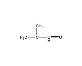 Methacrolein structural formula