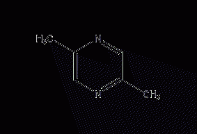 2,5-dimethylpyrazine structural formula