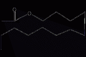 Lauryl acetate structural formula