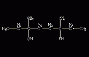 3,6-dimethyl-3,6-octanediol structural formula