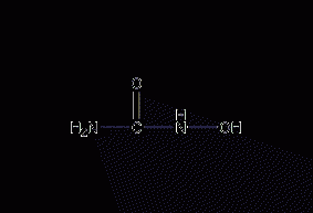 Hydroxyurea structural formula