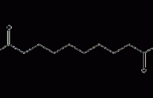 Diethyl sebacate structural formula