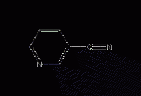 3-cyanopyridine structural formula
