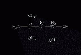 Choline hydroxide structural formula