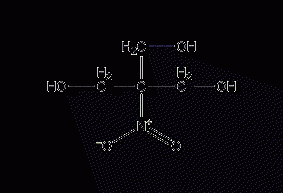 Tris(hydroxymethyl)nitromethane structural formula