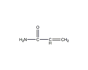 Acrylamide structural formula