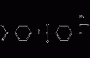 Structural formula of sulfonamide