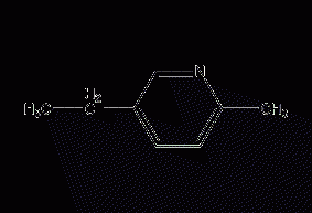 5-ethyl-2-methylpyridine structural formula