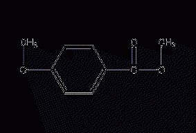4-Methoxybenzoic acid methyl ester structural formula