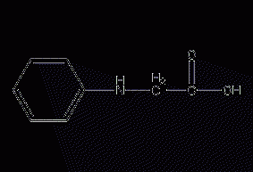 N-phenylglycine structural formula