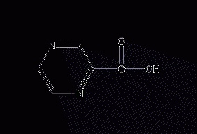 Pyrazine carboxylic acid structural formula