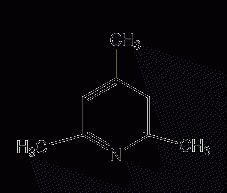 2,4,6-trimethylpyridine structural formula