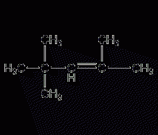 2,4,4-trimethyl-2-pentene structural formula