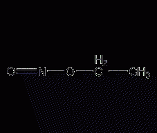 Ethyl nitrite structural formula