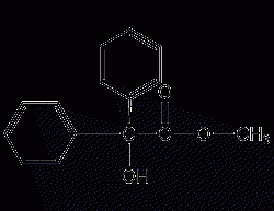 Methyl benzene glycolate structural formula