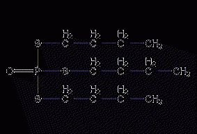 Structural formula of defoliated phosphorus