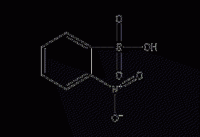 2-nitrobenzene sulfonic acid structural formula