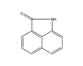 1,8-naphthalene lactimide structural formula