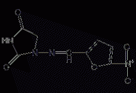 Nitrofurantoin structural formula
