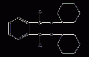 Dicyclohexyl phthalate structural formula