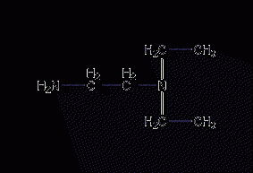 N,N-diethylethylenediamine structural formula