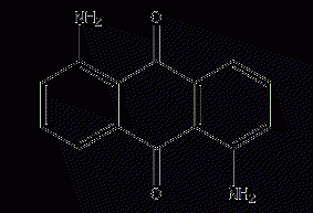 1,5-diaminanthraquinone structural formula